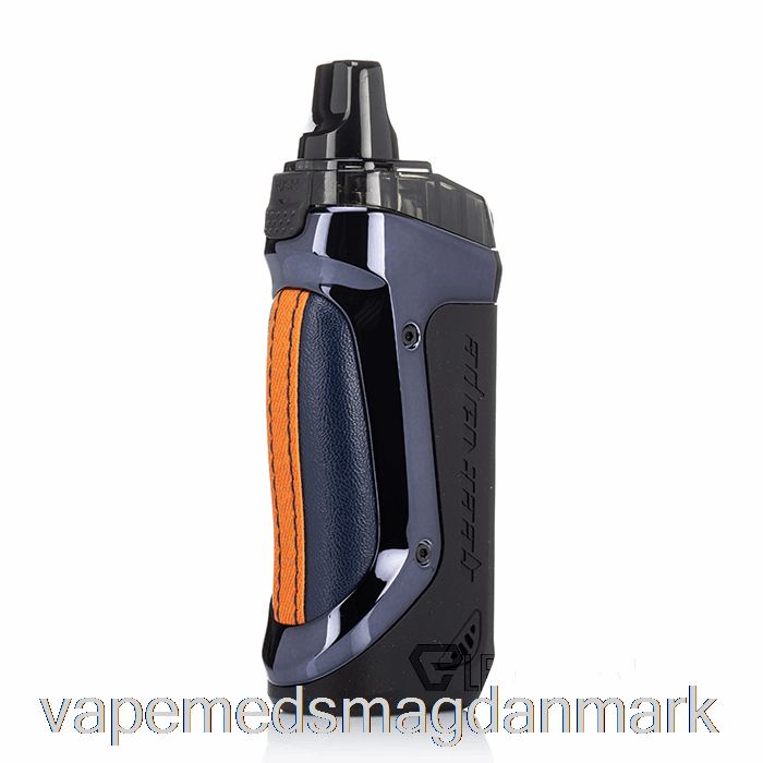 Engangs Vape Danmark Geek Vape Aegis Boost 40w Pod Mod Kit Luxury Edition - Marineblå